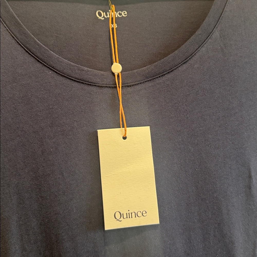 Quince Cotton Modal Scoop Neck Tee - Picture 4 of 5